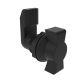 SOUTHCO Quarter-Turn Cam Latch, Wing, 18mm (.71 in) Grip, Sealed, Nylon, Black [E5-4-303-181]