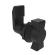 SOUTHCO Quarter-Turn Cam Latch, Wing, 22mm (.87 in) Grip, Sealed, Nylon, Black [E5-4-303-221]