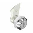 SOUTHCO Quarter-Turn Cam Latch, Key Locking, 23mm (.91 in) Grip, Not Sealed, Zinc Alloy, Chrome Plated, Bright [E5-5-402-520-10]