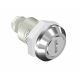 SOUTHCO Quarter-Turn Cam Latch, Key Locking, Without Cam, Not Sealed, Zinc Alloy, Chrome Plated, Bright [E5-5-402-TL0-13]