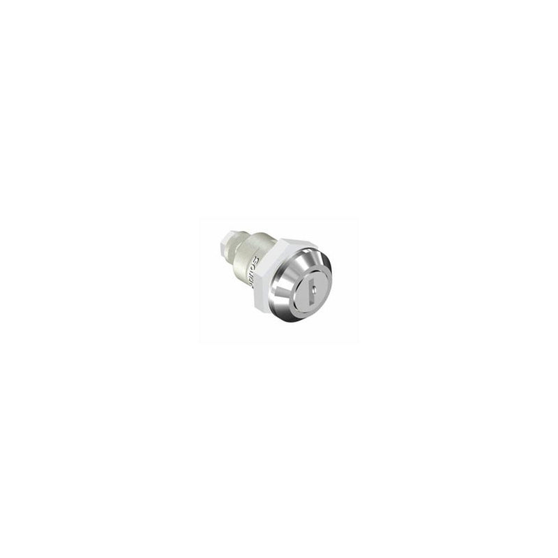 SOUTHCO Quarter-Turn Cam Latch, Key Locking, Without Cam, Not Sealed, Zinc Alloy, Chrome Plated, Bright [E5-5-402-TL0-10]