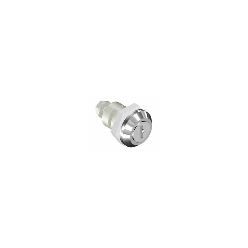 SOUTHCO Quarter-Turn Cam Latch, Key Locking, Without Cam, Not Sealed, Zinc Alloy, Chrome Plated, Bright [E5-5-402-TR0-13]
