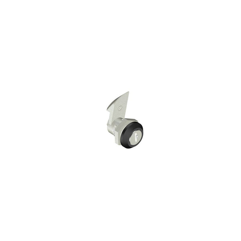 SOUTHCO Quarter-Turn Cam Latch, Key Locking, 23mm (.91 in) Grip, Not Sealed, Zinc Alloy, Powder Coat, Black [E5-5-405-520-13]
