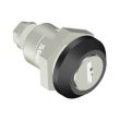 SOUTHCO Quarter-Turn Cam Latch, Key Locking, Without Cam, Not Sealed, Zinc Alloy, Powder Coat, Black [E5-5-405-TL0-10]