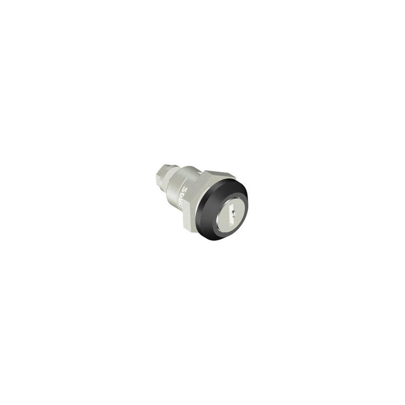 SOUTHCO Quarter-Turn Cam Latch, Key Locking, Without Cam, Not Sealed, Zinc Alloy, Powder Coat, Black [E5-5-405-TL0-13]