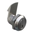 SOUTHCO Quarter-Turn Cam Latch, Slotted Recess, 23mm (.91 in) Grip, Sealed, Zinc Alloy, Chrome Plated, Bright [E5-6-002-520]
