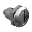 SOUTHCO Quarter-Turn Cam Latch, Slotted Recess, 23mm (.91 in), Sealed, Zinc Alloy, Chrome Plated, Bright [E5-6-002-TL0]