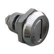 SOUTHCO Quarter-Turn Cam Latch, Slotted Recess, 23mm (.91 in), Sealed, Zinc Alloy, Chrome Plated, Bright [E5-6-002-TR0]