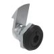 SOUTHCO Quarter-Turn Cam Latch, 8 mm Hex Recess, 23mm (.91 in) Grip, Sealed, Zinc Alloy, Powder Coat, Black [E5-6-015-520]