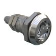 SOUTHCO Quarter-Turn Cam Latch, 8 mm Triangle Recess, Sealed, Zinc Alloy, Chrome Plated, Bright [E5-6-032-01]