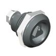 SOUTHCO Quarter-Turn Cam Latch, 8 mm Triangle Recess, Without Cam, Sealed, Nylon, Black [E5-6-033-UU1]
