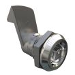 SOUTHCO Quarter-Turn Cam Latch, 7 mm Square Recess, 23mm (.91 in) Grip, Sealed, Zinc Alloy, Chrome Plated, Bright [E5-6-042-510]