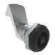 SOUTHCO Quarter-Turn Cam Latch, 7 mm Square Recess, 23mm (.91 in) Grip, Sealed, Zinc Alloy, Powder Coat, Black [E5-6-045-510]