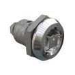 SOUTHCO Quarter-Turn Cam Latch, 8 mm Square, Spring-return Actuator, Sealed, Zinc Alloy, Chrome Plated, Bright [E5-6-052-TL0]