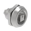 SOUTHCO Quarter-Turn Cam Latch, 8 mm Square, Without Cam, Sealed, Stainless Steel, Passivated, 0 [E5-6-0524-UU1]