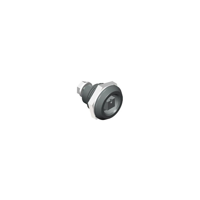 SOUTHCO Quarter-Turn Cam Latch, 8 mm Square, Without Cam, Sealed, Nylon, Black [E5-6-053-UU1]