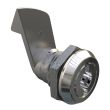 SOUTHCO Quarter-Turn Cam Latch, 3 mm Double Bitted Recess, 23mm (.91 in) Grip, Sealed, Zinc Alloy, Chrome Plated, Bright [E5-6-062-510]