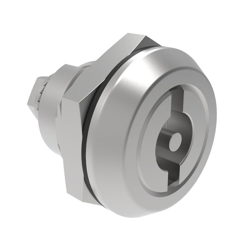 SOUTHCO Quarter-Turn Cam Latch, 3 mm Double Bitted Recess, Without Cam, Sealed, Stainless Steel, Passivated, 0 [E5-6-0624-UU1]