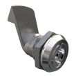 SOUTHCO Quarter-Turn Cam Latch, 5 mm Double Bitted Recess, 23mm (.91 in) Grip, Sealed, Zinc Alloy, Chrome Plated, Bright [E5-6-072-510]