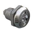 SOUTHCO Quarter-Turn Cam Latch, 5 mm Double Bitted Recess, Spring-return Actuator, Sealed, Zinc Alloy, Chrome Plated, Bright [E5-6-072-TL0]
