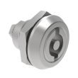 SOUTHCO Quarter-Turn Cam Latch, 5 mm Double Bitted Recess, Without Cam, Sealed, Stainless Steel, Passivated, 0 [E5-6-0724-UU1]
