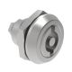 SOUTHCO Quarter-Turn Cam Latch, 5 mm Double Bitted Recess, Without Cam, Sealed, 316 Stainless Steel, Passivated, 0 [E5-6-0727-UU1]