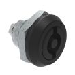 SOUTHCO Quarter-Turn Cam Latch, 5 mm Double Bitted Recess, Without Cam, Sealed, Zinc Alloy, Powder Coat, Black [E5-6-075-UU1]