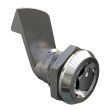 SOUTHCO Quarter-Turn Cam Latch, Bellcore 216, 23mm (.91 in) Grip, Sealed, Zinc Alloy, Chrome Plated, Bright [E5-6-132-510]