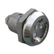 SOUTHCO Quarter-Turn Cam Latch, Bellcore 216, Spring-return Actuator, Sealed, Zinc Alloy, Chrome Plated, Bright [E5-6-132-TL0]
