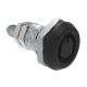 SOUTHCO Quarter-Turn Cam Latch, Bellcore 216, Sealed, Zinc Alloy, Powder Coat, Black [E5-6-135-01]