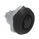 SOUTHCO Quarter-Turn Cam Latch, Bellcore 216, Without Cam, Sealed, Zinc Alloy, Powder Coat, Black [E5-6-135-UU1]