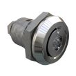 SOUTHCO Quarter-Turn Cam Latch, Bellcore Electronics, Spring-return Actuator, Sealed, Zinc Alloy, Chrome Plated, Bright [E5-6-192-TL0]