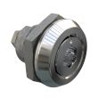 SOUTHCO Quarter-Turn Cam Latch, Bellcore Electronics, Without Cam, Sealed, Zinc Alloy, Chrome Plated, Bright [E5-6-192-UU1]