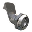 SOUTHCO Quarter-Turn Cam Latch, Recessed Slot (Tamper Resistant), 23mm (.91 in) Grip, Sealed, Zinc Alloy, Chrome Plated, Bright [E5-6-212-510]