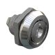 SOUTHCO Quarter-Turn Cam Latch, Slotted Recess, Without Cam, Sealed, Zinc Alloy, Chrome Plated, Bright [E5-6-212-UU1]