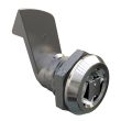 SOUTHCO Quarter-Turn Cam Latch, Railway Standard, 23mm (.91 in) Grip, Sealed, Zinc Alloy, Chrome Plated, Bright [E5-6-222-510]