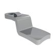 SOUTHCO Quarter-Turn Cam Latch Cam, Steel, Zinc Plate, Bright chromate [E5-6016]