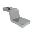 SOUTHCO Quarter-Turn Cam Latch Cam, Steel, Zinc Plate, Bright chromate [E5-6017]