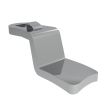 SOUTHCO Quarter-Turn Cam Latch Cam, Steel, Zinc Plate, Bright chromate [E5-6018]