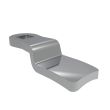 SOUTHCO Quarter-Turn Cam Latch Cam, Steel, Zinc Plate, Bright chromate [E5-6114]