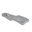SOUTHCO Quarter-Turn Cam Latch Cam, 32.7mm (1.29 in) Grip, Zinc Alloy, Chrome Plated [E5-6608]