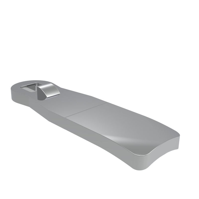 SOUTHCO Quarter-Turn Cam Latch Cam, 36.7mm (1.44 in) Grip, Zinc Alloy, Chrome Plated [E5-6610]