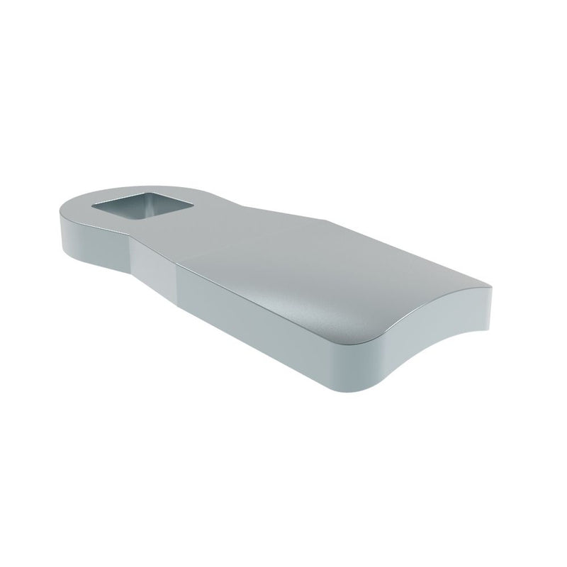 SOUTHCO Quarter-Turn Cam Latch Cam, 15.5mm (.61 in) Grip, Steel, Zinc Plate, Bright chromate [E5-6710]