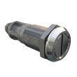 SOUTHCO Quarter-Turn Cam Latch, Slotted Recess, Without Cam, Sealed, Zinc Alloy, Chrome Plated, Bright [E5-6A-002-UU2]