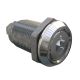 SOUTHCO Quarter-Turn Cam Latch, 8mm Hex Recess, Without Cam, Sealed, Zinc Alloy, Chrome Plated, Bright [E5-6A-012-UU1]