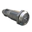 SOUTHCO Quarter-Turn Cam Latch, 8mm Hex Recess, Without Cam, Sealed, Zinc Alloy, Chrome Plated, Bright [E5-6A-012-UU2]