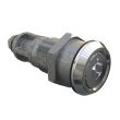 SOUTHCO Quarter-Turn Cam Latch, 8mm Hex Recess, Without Cam, Sealed, Zinc Alloy, Chrome Plated, Bright [E5-6A-012-UU4]