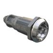 SOUTHCO Quarter-Turn Cam Latch, 7mm Triangle, Without Cam, Sealed, Zinc Alloy, Chrome Plated, Bright [E5-6A-022-UU2]