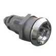 SOUTHCO Quarter-Turn Cam Latch, 7mm Triangle, Without Cam, Sealed, Zinc Alloy, Chrome Plated, Bright [E5-6A-022-UU3]