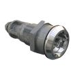 SOUTHCO Quarter-Turn Cam Latch, 7mm Triangle, Without Cam, Sealed, Zinc Alloy, Chrome Plated, Bright [E5-6A-022-UU4]